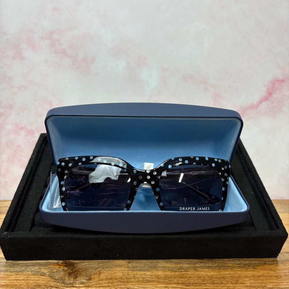 Draper James Sunglasses DJ7065 Black Polka Dot